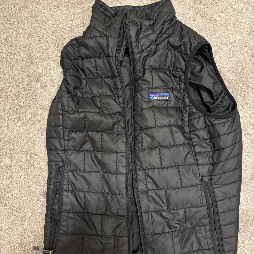 Black Quilted Vest by Patagonia